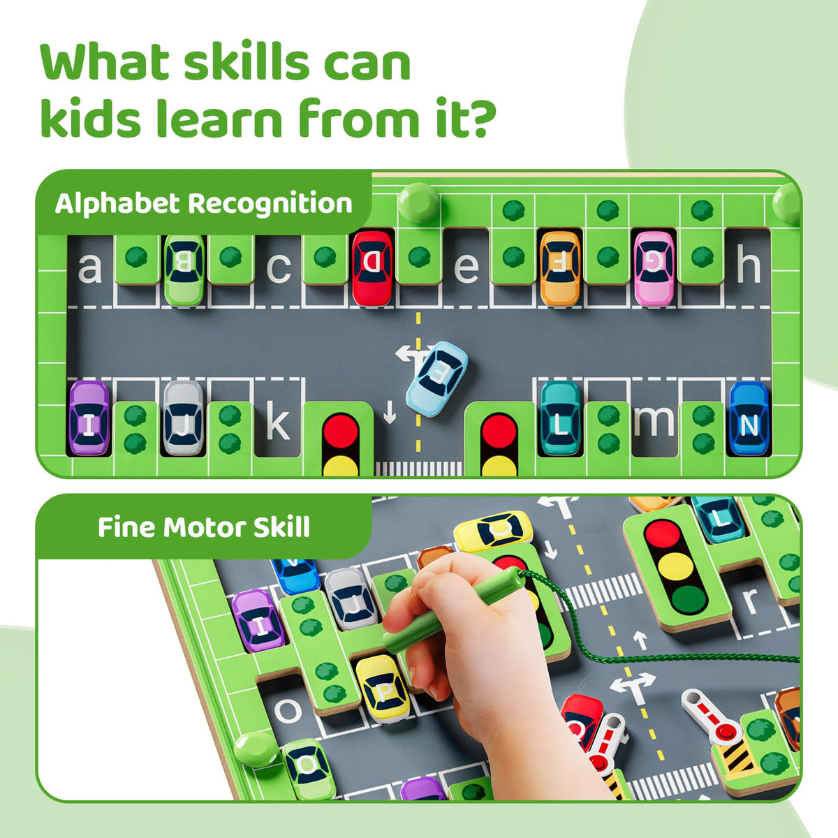 zhiwuzhu Wooden Montessori toy offers safe tactile play that sparks creativity