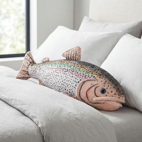 ZHONGXIN MADE Colorful rainbow trout fur texture sparks imaginative ocean stories.