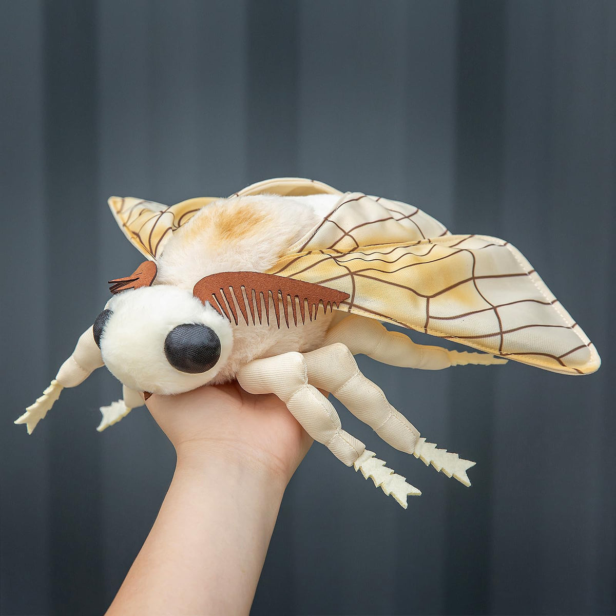 ZHONGXIN MADE Silk Moth Plush 11in body fabric for premium softness and durability.