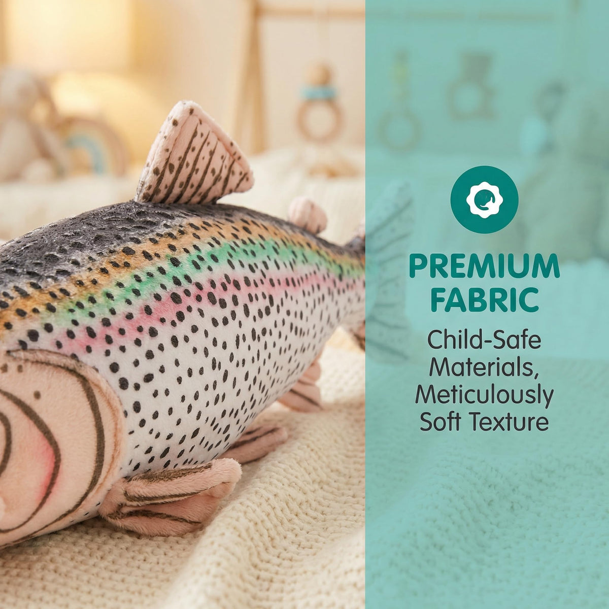 ZHONGXIN MADE Soft plush fabric and safe filling provide gentle, child-friendly cuddles.