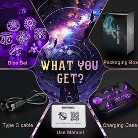 ZHOORQI LED dice gift packaging ready for birthdays or holidays