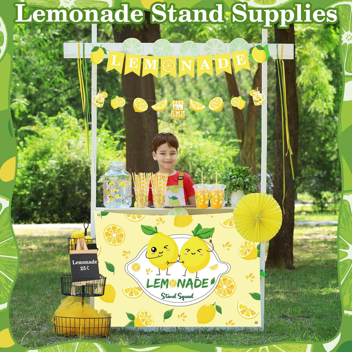 ZhouBoat lemon stickers pack for decorating cups and boards