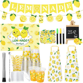 ZhouBoat lemonade cups with lids and straws for spill-free outdoor serving