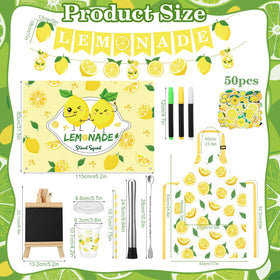 ZhouBoat lemonade stand banners brighten the setup for sunny summer events