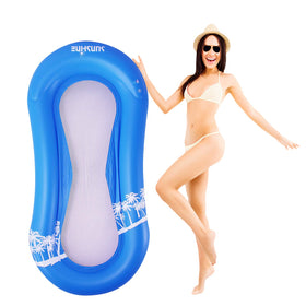 ZHUYNXIR durable thick PVC pool float in blue