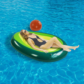 ZHUYNXIR oversized avocado float offering comfortable seating for two