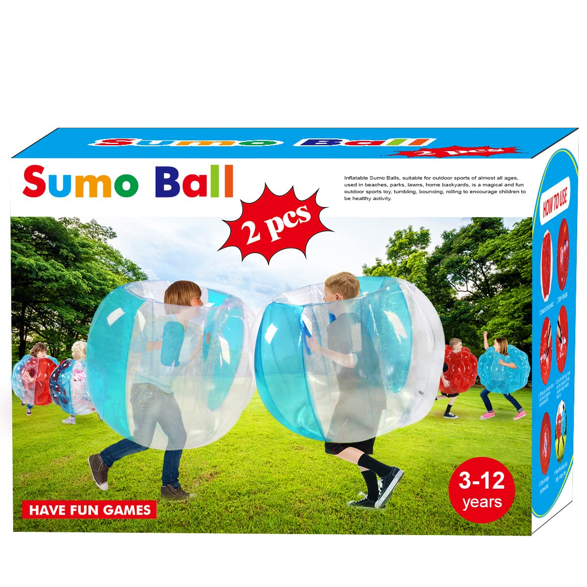 ZHUYNXIR wearable sumo balls in backyard offer safe, socially engaging play.