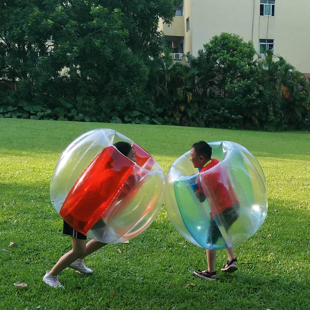 ZHUYNXIR Sunshine Sumo Ball inflatable and easy to inflate demonstration.