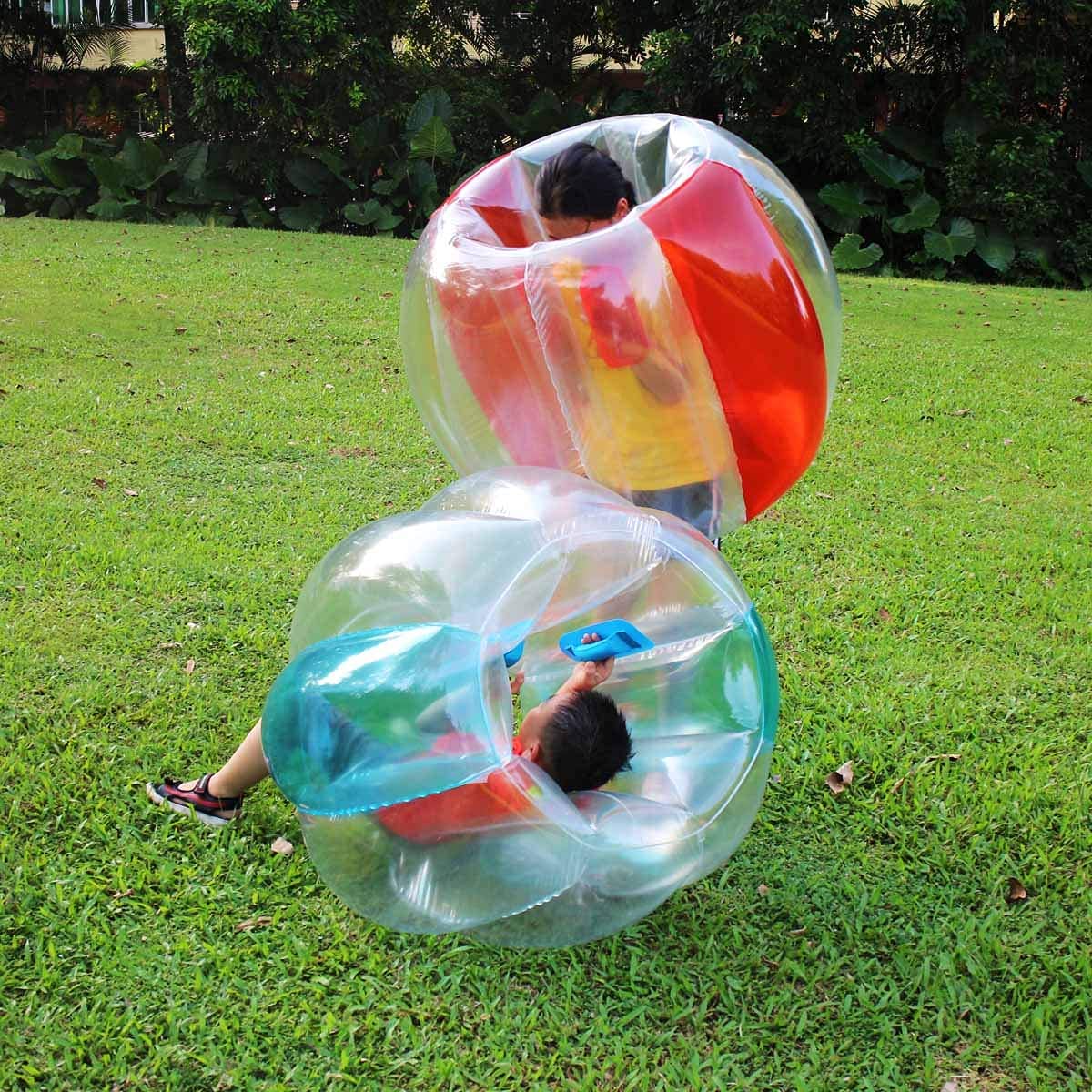 ZHUYNXIR Sunshine Sumo Ball durable non-toxic vinyl supports safe adventures.