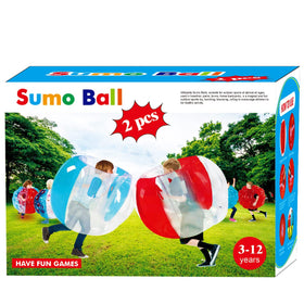 ZHUYNXIR Sunshine Sumo Ball wearable worn by kids during backyard play for safe, active fun.