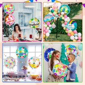 ZHWKMYP durable foil balloons offer sturdy decoration for events.