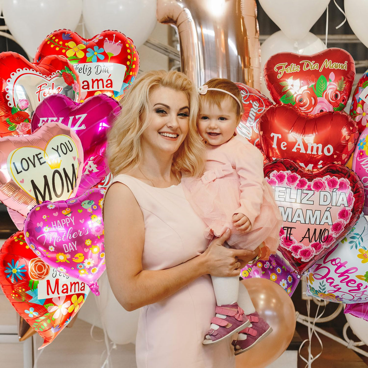 ZHWKMYP balloons serve as delightful photo props during celebrations.