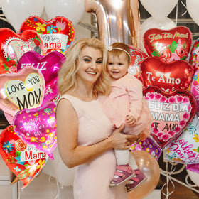 ZHWKMYP balloons serve as delightful photo props during celebrations.