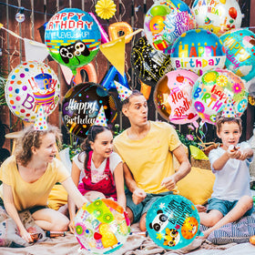 ZHWKMYP birthday balloons for seasonal decor including Halloween, Christmas, Easter.