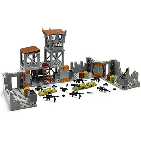 ZHX defence base guard tower with guns promotes cooperative play sessions.