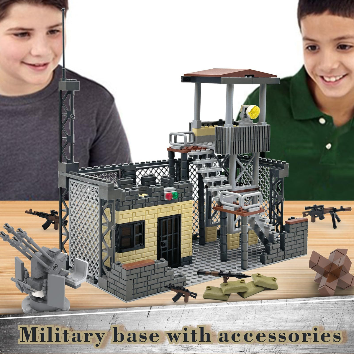 ZHX Military Base air defence gun turret enhances action scenes and creativity