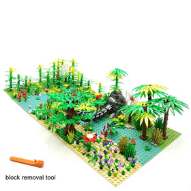 ZHX Rainforest packaging keeps pieces organized and ready for play.