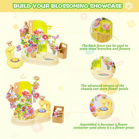 ZHYLLO DIY Flower Bouquet Kit stem branches display with six styles for versatile arrangements