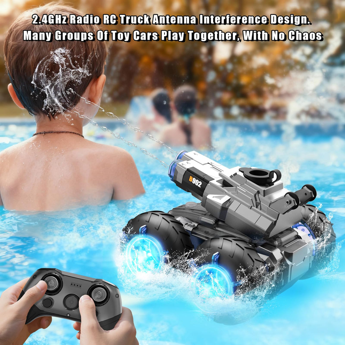 ZHYLLO intuitive remote makes operation easy for kids.