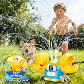 ZHYLLO sprinkler rotating pattern offers versatile water fun for groups