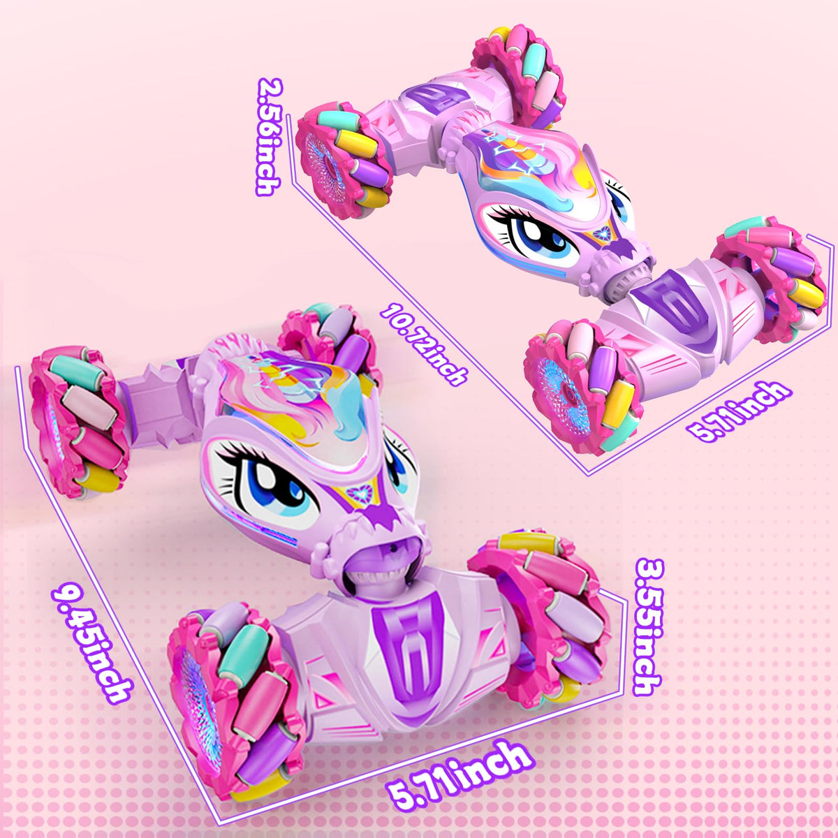 ZHYLLO unicorn RC car multiplayer racing with friends.