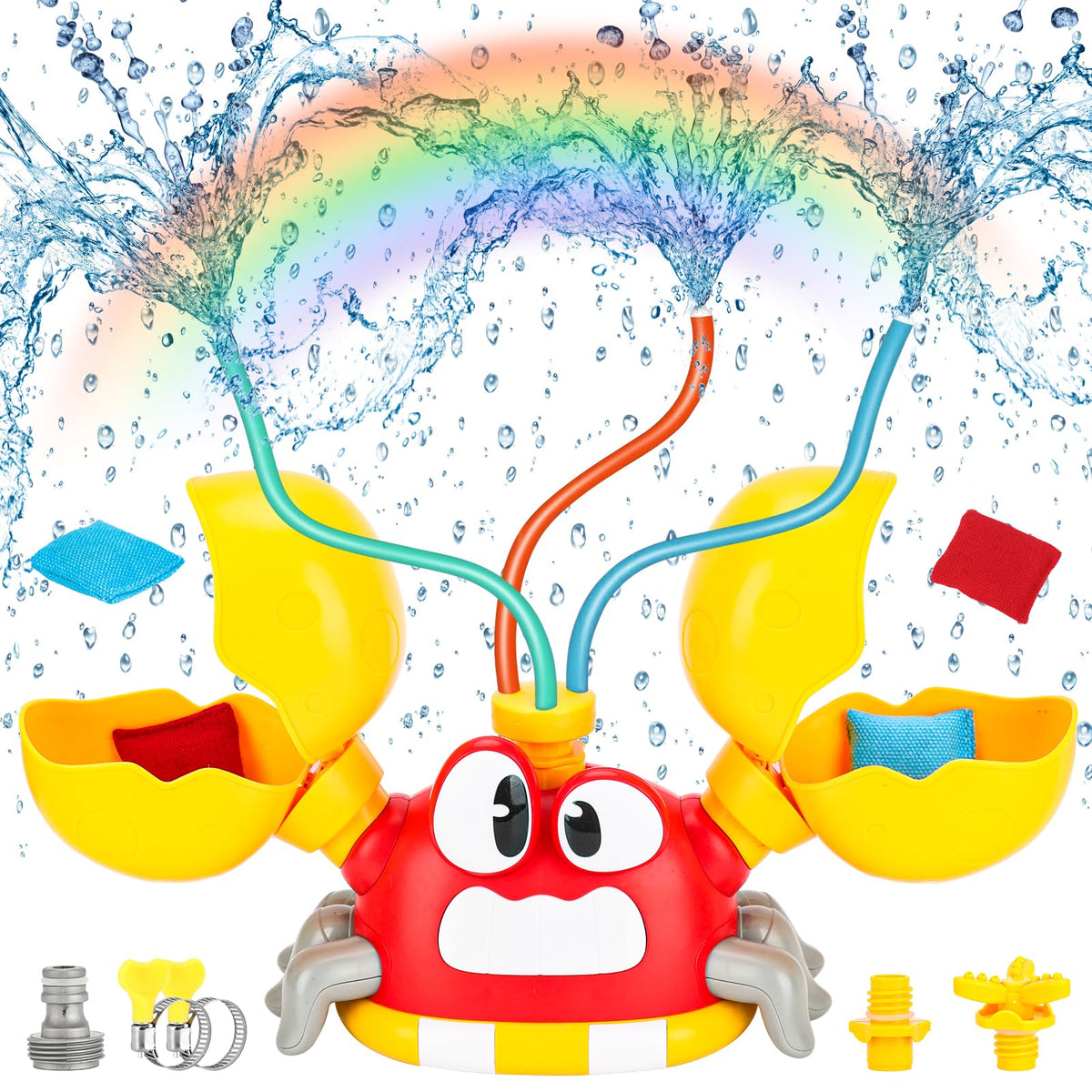 ZHYLLO water sprinkler with three spray modes for dynamic outdoor play.