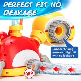 ZHYLLO garden hose attachment converts water into splashy fun quickly.