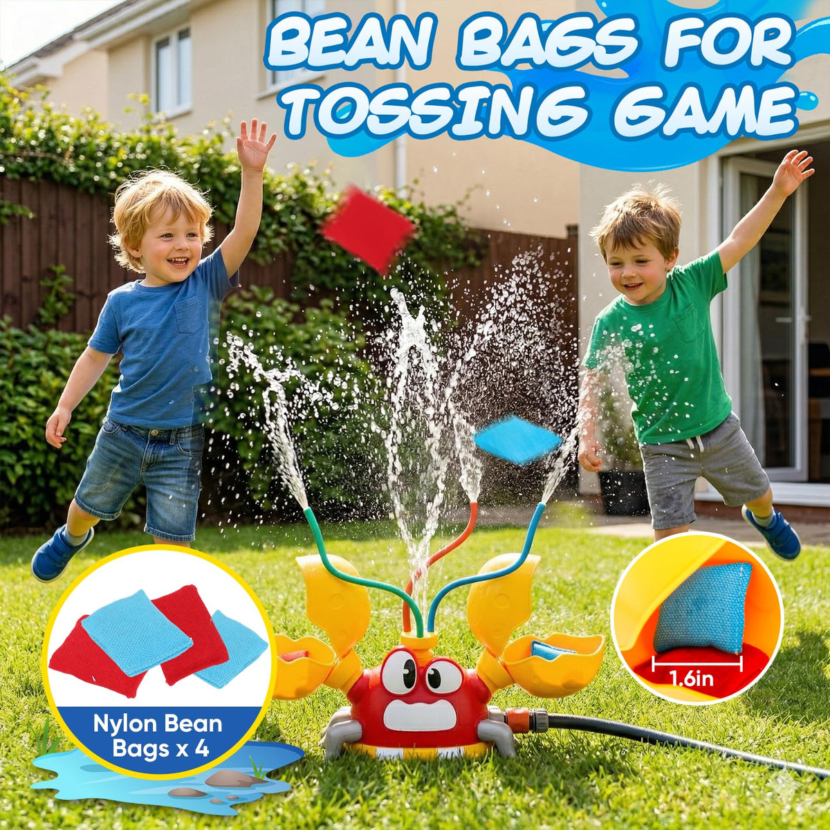 ZHYLLO non-toxic ABS construction with rounded edges for safe outdoor play.