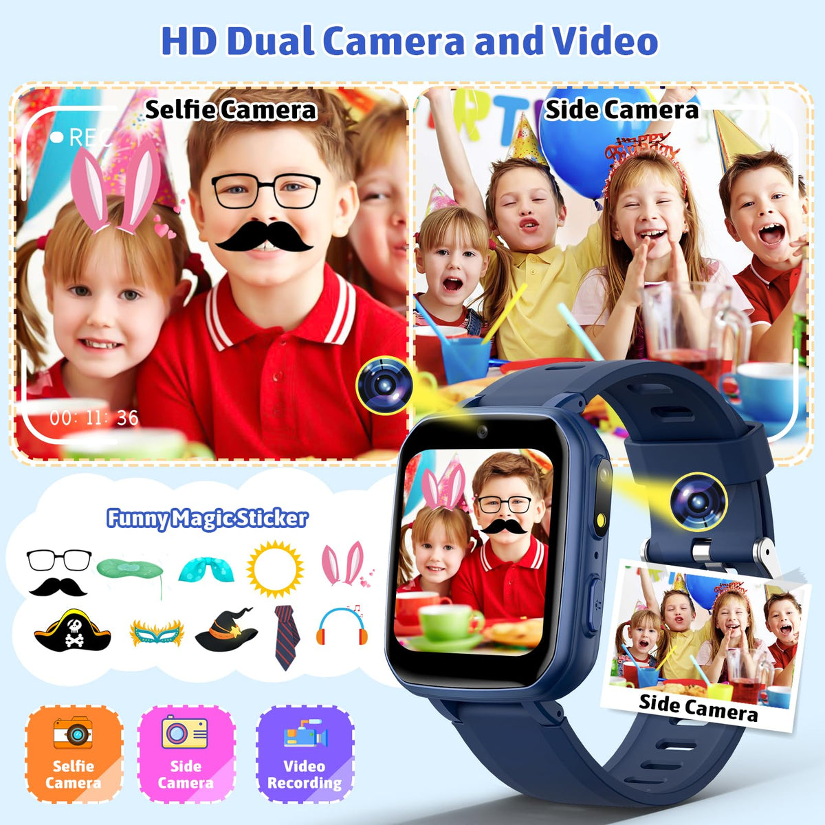 ZICOR Kids Game Watch pedometer tracks steps during play