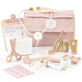 ZICOTO wooden stethoscope for imaginative doctor play and storytelling