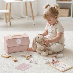 ZICOTO wooden thermometer supports gentle, pretend health checkups
