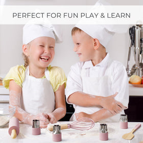 ZICOTO kids cooking set spatulas: versatile utensils for cooking and baking.