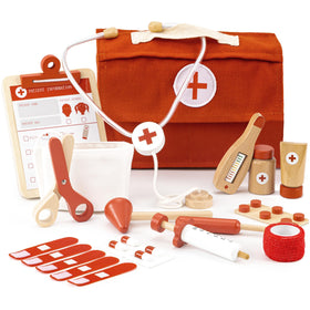 ZICOTO wooden doctor kit stethoscope encourages imaginative medical play
