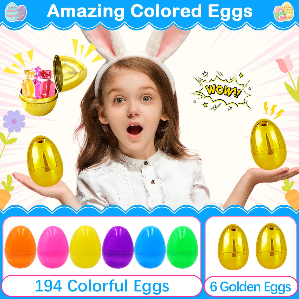 ZICZLI color-variety Easter eggs bring vibrant visuals to parties.