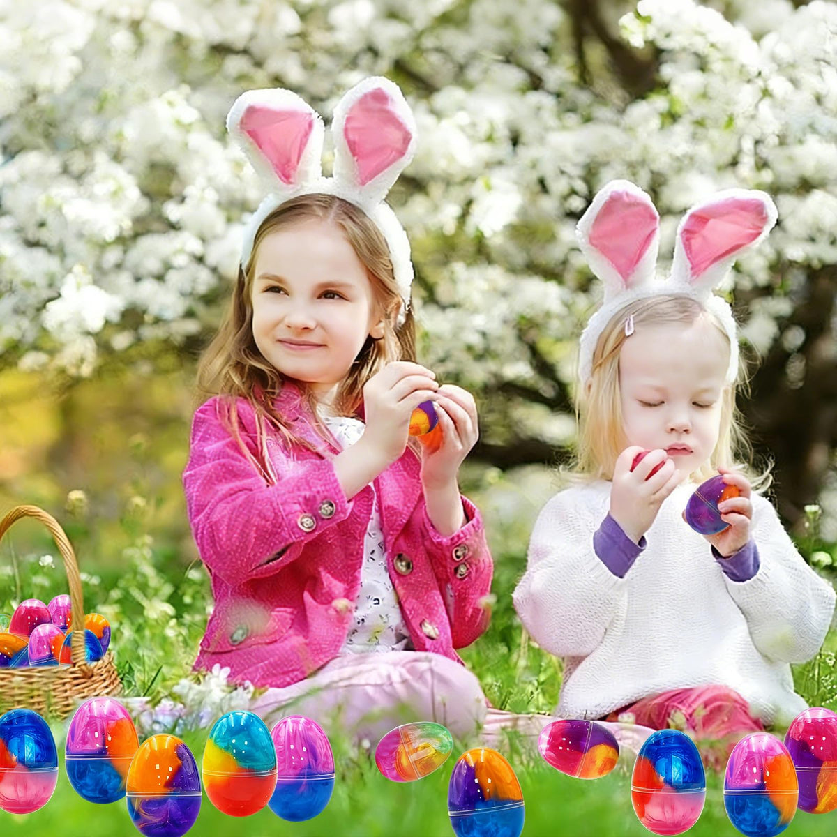 ZICZLI colors show vibrant slime hues for Easter hunts.