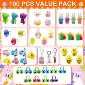 ZICZLI diverse toy selection inside eggs for toddlers' play options.