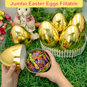 ZICZLI shatter-resistant plastic Easter egg keeps play safe during hunts.