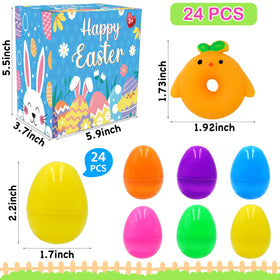 ZICZLI Easter egg fillers featuring mochi toys for safe classroom fun