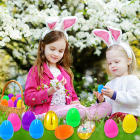 ZICZLI Easter eggs ideal for hunts and party activities