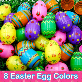 ZICZLI Easter eggs made from non-toxic plastic for safe handling
