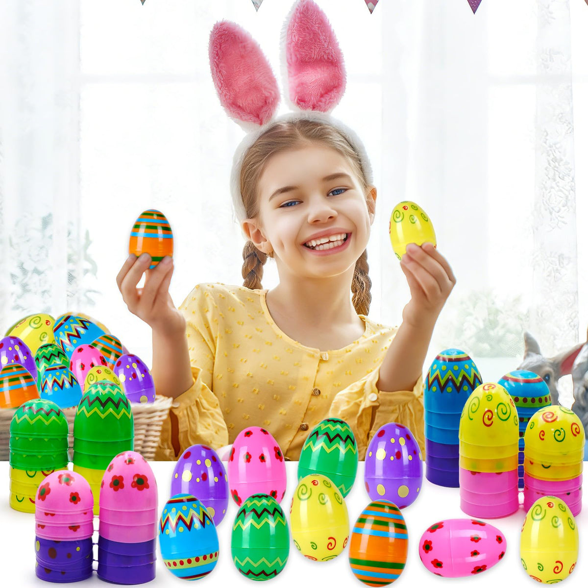 ZICZLI Easter eggs feature printed designs for vibrant celebrations
