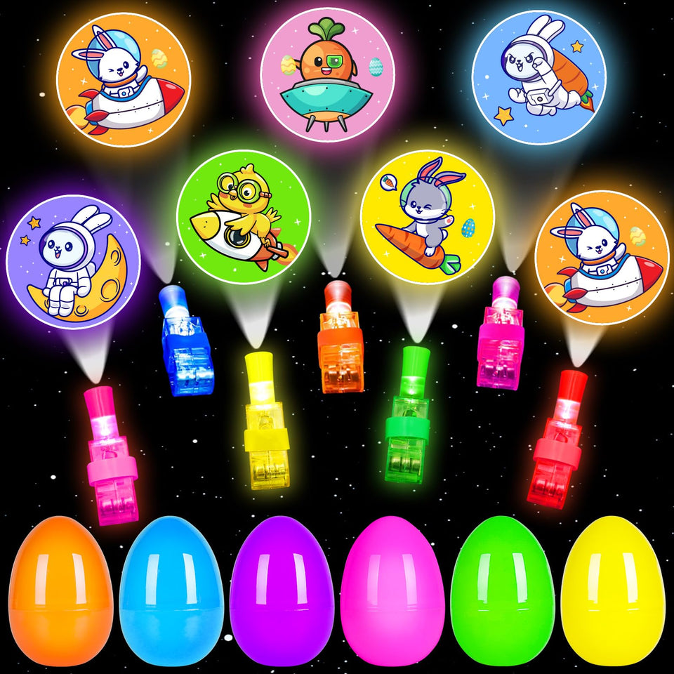 ZICZLI Easter eggs with space theme for colorful party favors