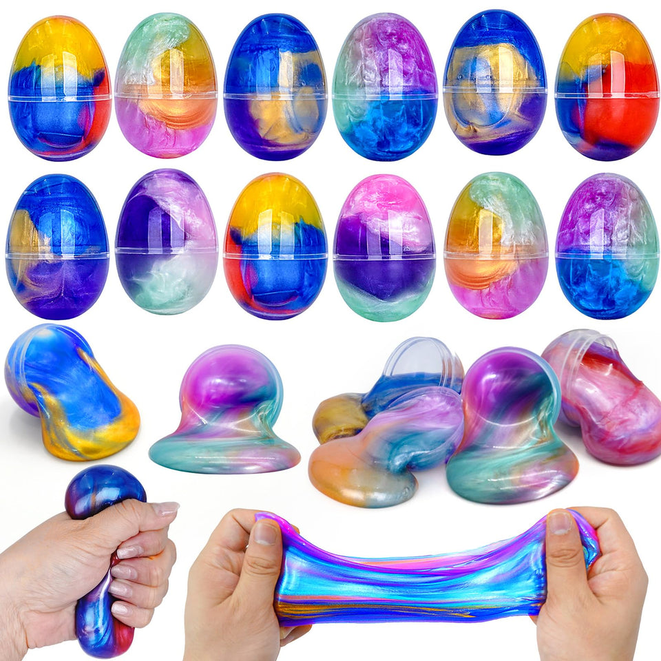 ZICZLI Easter Galaxy Slime Egg Pack ready for gifting and egg hunts.