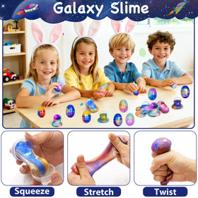 ZICZLI Easter Galaxy Slime Egg Colors showcase vibrant options for holiday play.