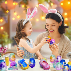 ZICZLI Easter Slime Egg Durability emphasizes tough shells for years of fun.