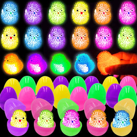 ZICZLI eggs with flashing LEDs offer a bright visual display.