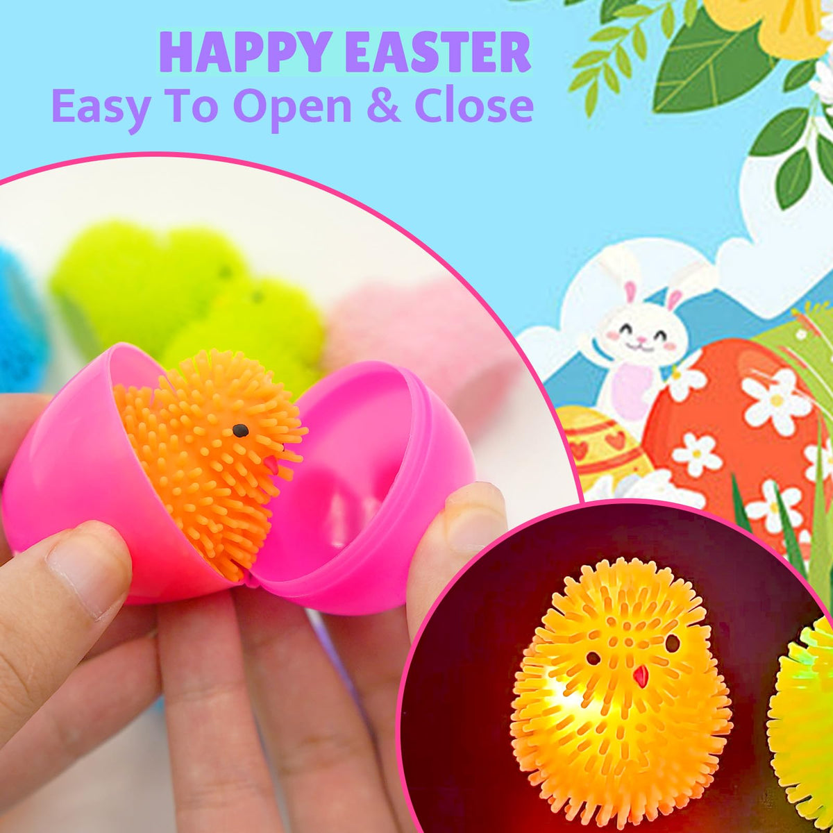 ZICZLI glow-in-the-dark Easter favors for parties and baskets.