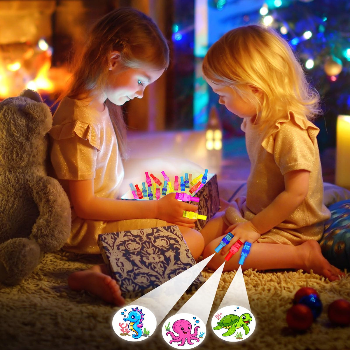 ZICZLI glow-in-dark sea animals delight kids after dark