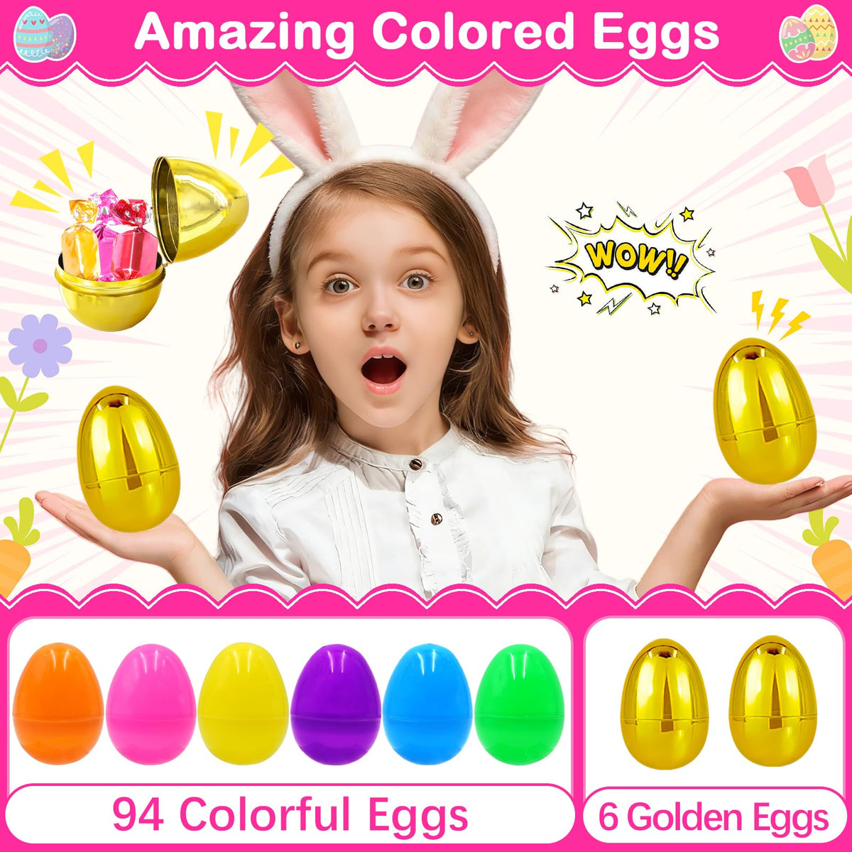 ZICZLI golden eggs inside pack make premium prize options