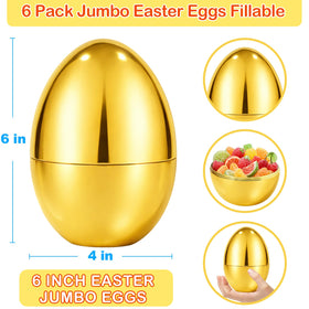 ZICZLI golden metallic finish Easter egg shines brightly for eye-catching prizes.